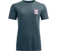 Camiseta de mujer Ortovox 140 COOL MTN GRADIENT TS W (gris ártico oscuro)
