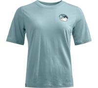 Ortovox - Ropa de senderismo mujer - 140 Cool Round Landscape T-shirt W Glacier Grey de Lana - Talla L - Gris Gris L
