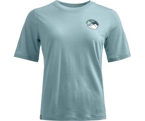 Ortovox - Ropa de senderismo mujer - 140 Cool Round Landscape T-shirt W Glacier Grey de Lana - Talla L - Gris Gris L
