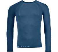 Ortovox - Ropa interior térmica - 120 Comp Light LS M Light Nunatak de Lana - Talla XL - Azul Azul XL