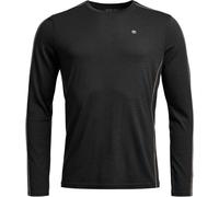 Ortovox - Ropa interior térmica - 185 Rock'N'Wool LS M Black Raven de Lana - Talla L - Negro Negro L