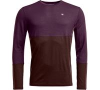 Ortovox - Ropa interior térmica - 185 Rock'N'Wool LS M Dark Wild Berry de Lana - Talla L - Burdeos Burdeos L