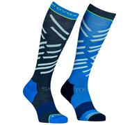 Ortovox - Ropa para esquí de travesía - Ski Tour Long Socks M Deep Ocean de Lana - Talla 39-41 - Azul Azul 39-41