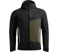 ORTOVOX Seceda Softshell Jacket - Hombre - Negro / Verde - talla L- modelo 2026