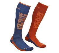 ORTOVOX Ski Compression Socks Calcetines, Hombre, Night Blue, 45-47