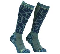 Ortovox - Ski Tour Comp Long Socks M Deep Ocean de Lana - Talla 42-44 - Azul Azul 42-44