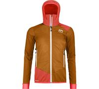 Ortovox Swisswool Col Becchei Hybrid, chaqueta softshell para mujer, naranja 34(XS) Sly Fox