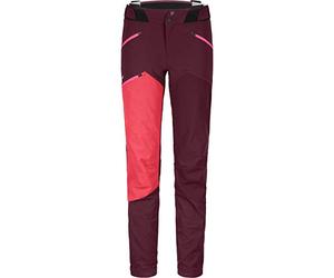 ORTOVOX Westalpen Softshell Pants W Pantalón, Mujer, Dark Wine, L