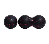 ORTUH Pelota de automasaje de lacrosse, rodillo muscular, cacahuete, juego para fascia, cuello, columna vertebral, acupresión, fascitis plantar