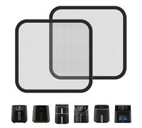 Ortviai 2 pcs Rejilla Antisalpicaduras Protector Antisalpicaduras para Freidora de Aire, Freidora de Aire Caliente, para Cosori 5,5L6,0L6,2L, para Turbo Tower10.8L, para Philips HD9270/HD9285/91