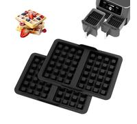Ortviai 2 Piezas Dsilicona para Gofres Belga para Ninja, Nuevo Inserto para Gofres de Silicona Tipo Airfryer 2025, Inserto para Gofres Apilable para Ninja Af300eu, Af400eu, Af451eu, Sl400eu y Af500de