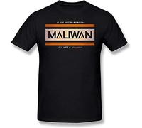 ORU One yona Borderlands T Shirt IF IT S Not Elemental IT S Not A MALIWAN T-Shirt 100% Cotton Graphic tee Shirt Plus Size Tshirt Black(Large)