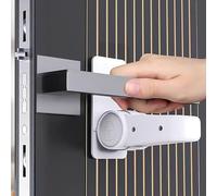 Oruiiju 4 Piezas Cerradura de Palanca a Prueba de Niños - Cerraduras de Seguridad para Niños con Adhesivo 3M - Sin necesidad de herramientas o taladro (Blanco)