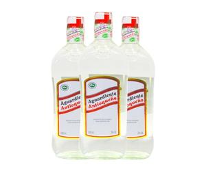 Orujo Aguardiente Antioqueño Sin azúcar Botella Misil 1 L (Caja de 3 Botella Misil de 1 L)