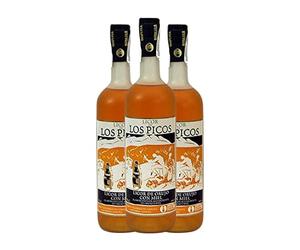 Orujo Los Picos Licor de Miel 70 aja de 3 Botellas de 70 cl)