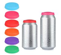 Oruola 6 tapas para latas de bebidas, tapas de latas, latas de bebidas, cierre reutilizable, a prueba de fugas, resistente al polvo, apto para alimentos