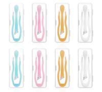 Oruola Juego de 8 removedores e insertadores de herramientas de contacto, herramienta de extracción suave de lentes de contacto, herramienta portátil para lentes blandas con caja, insertador/removedor