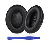 ORUZA 1 par de almohadillas de repuesto para auriculares Bose QuietComfort QC35 y Quiet Comfort QC35II, espuma de aislamiento de ruido