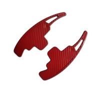 ORXADAGWC Compatible con Benz A E V Clase GLC GLS SL SLC 2016 2017 2018 B Clase C 2015 2016 2017 2018 Paletas De Cambio De Volante De Coche Paleta De Cambio Levas Cambio Extensión(Red Carbon Fiber)
