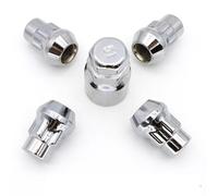 ORXADAGWC Compatible con Ford para Transit para Courier 2014-2023 para Tourneo para Connect 2002-2018 4 Tuercas De Rueda De Coche Cromadas M12x1.5 Tuerca De Bloqueo De Rueda Tornillo Rueda Coche