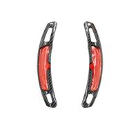 ORXADAGWC para Porsche para Spyder 918 2015-2020 Chorro rociador Faros | Para Boxster Para Cayman 718 2017-2022 Volante Deportivo De Coche Con Levas De Cambio.(Carton look Black)
