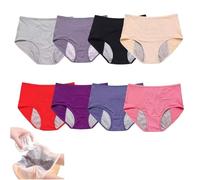 oryshrystar Bragas de incontinencia a prueba de fugas para mujer, reutilizables, altas, elásticas y cómodas (4XL)