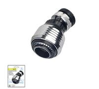 ORYX Atomizador Economizador con Rotula con Adaptador Macho/Hembra Cromo