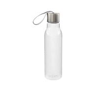 ORYX Botella Agua, Capacidad De 600 ML. Plastico Libre BPA, Con Asa, Tapon Acero Inoxidable.