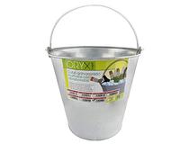 ORYX Cubo Zinc Metal Galvanizado Multiusos 14 litros 28 x 21 x 28 (alt.) cm. con Abre Botellas