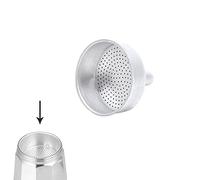 Oryx Hogar Embudo Cafetera Classic Aluminio Inducción 2 tazas