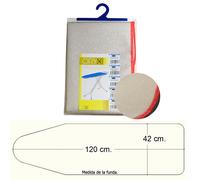 Oryx funda mesa plancha espuma metalizada 120x42 cm.