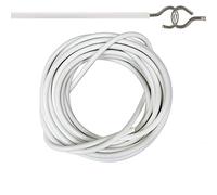 ORYX Gusanillo Espiral Visillo Forrado Kit de 5 Metros gusanillo y 8 Hembrillas