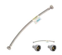 ORYX Latiguillo Flexible Acero Inoxidable Hembra 3/8 - Hembra 1/2-300mm