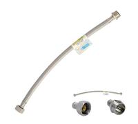 ORYX Latiguillo Flexible Acero Inoxidable Macho 3/8 - Hembra 1/2-300mm