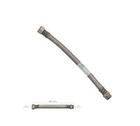 ORYX Latiguillo Flexible Reforzado Acero Inoxidable Termo Macho 1/2" - Hembra 1/2" Longitud 300 mm