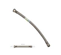 ORYX Latiguillo Flexible Reforzado Acero Inoxidable Termo Macho 1/2" - Hembra 1/2" Longitud 400 mm