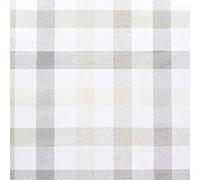 Oryx Hogar Mantel hule Rectangular cuadros beis Impermeable Antimanchas PVC 140 cm x 20 m
