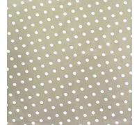 Oryx Hogar Mantel hule Rectangular Topos Beige Impermeable PVC 140 cm x 20 m Rollo recortable