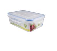 ORYX Recipiente Hermetico Plastico Rectangular 3.800 ml. 28x21x9.5 (Alt.) cm.
