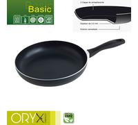 Oryx sartén aluminio antiadherente basic, alta resistencia, apta indu