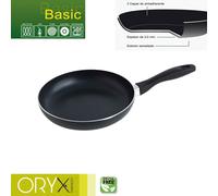 Oryx sartén aluminio antiadherente basic, alta resistencia, apta indu