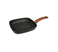 ORYX Sarten Aluminio Forjado Antiadherente 24x24x4,5 cm. Mango Engomado / 5 capas/Acabado Piedra/Todo Tipo de Cocinas/Grill