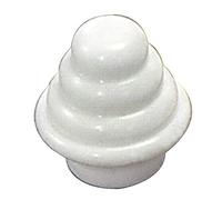 ORYX Terminal Barra Exterior Tubo 12 mm.Ø Blanco