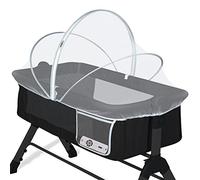 Orzbow Universal Mosquitera Cuna Bebe,Respirable Red Antimosquitos Bebe con Cremallera para Cuna Colecho,Estable Mosquitera Cuna de Viaje con Malla Densa,Bloquear Gatos e Insectos (Blanco)