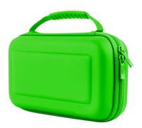 Orzly Estuche de Transporte Compatible con Switch y New Switch OLED Console - Verde Estuche Protector Duro portátil de Viaje Estuche con Bol