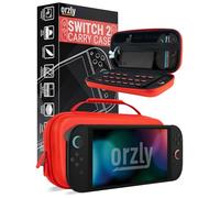 Orzly Funda de Transporte para Consola Nintendo Switch 2 2025 de 7.9 Pulgadas, Funda rígida con Almacenamiento Inteligente para Accesorios y Bolsillos de Juegos, Edición de Caja de Regalo