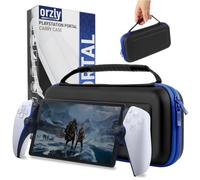 Orzly Funda de transporte diseñada para reproductor remoto Playstation Portal para consola PS5 con capacidad para accesorios, protección de viaje y almacenamiento para cargador de auriculares y más