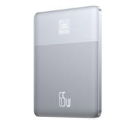 Banco de energía Baseus Blade 2 de 12000 mAh (2 x USB-C) 65 W (plateado) - BASEUS