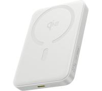 OS-Baseus EnerFill FM12 Qi2 Magnetic Power Bank 10000mAh 22.5W Moon White (Includes Simple USB-C to USB-C Cable 20V/3A 30cm White)