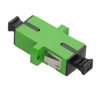 OS2 Monomodo SC/APC a SC/APC Simplex Adaptador De Fibra Óptica/Acoplador - Verde